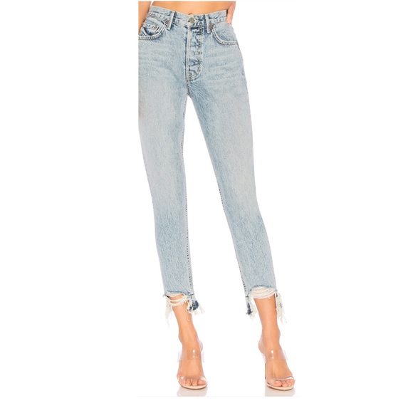 GRLFRND Karolina High Rise Chewed Hem Jean - Picture 3 of 3